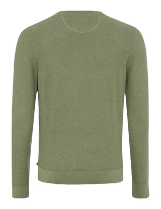 BRAX RICK Strickpullover Rundhals - Sage Canvas Green - 70126800 26-4108-36