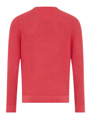 BRAX RICK Strickpullover Rundhals - Sunset Coral Red - 70126800 26-4108-45