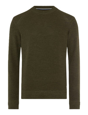 BRAX ROY Strickpullover Rundhals - Deep Moss Green - 70129300 21-2007-30