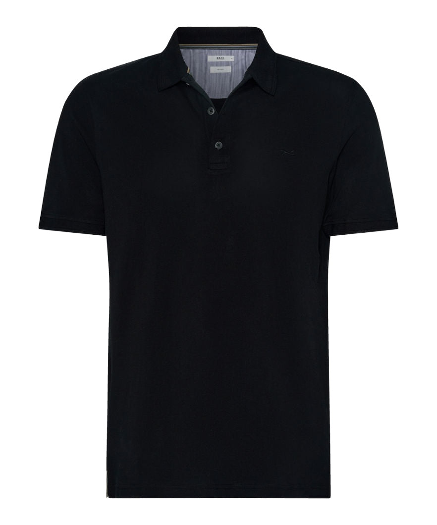 BRAX PETE U Poloshirt - Night Ink Black - 70418600 214508-02