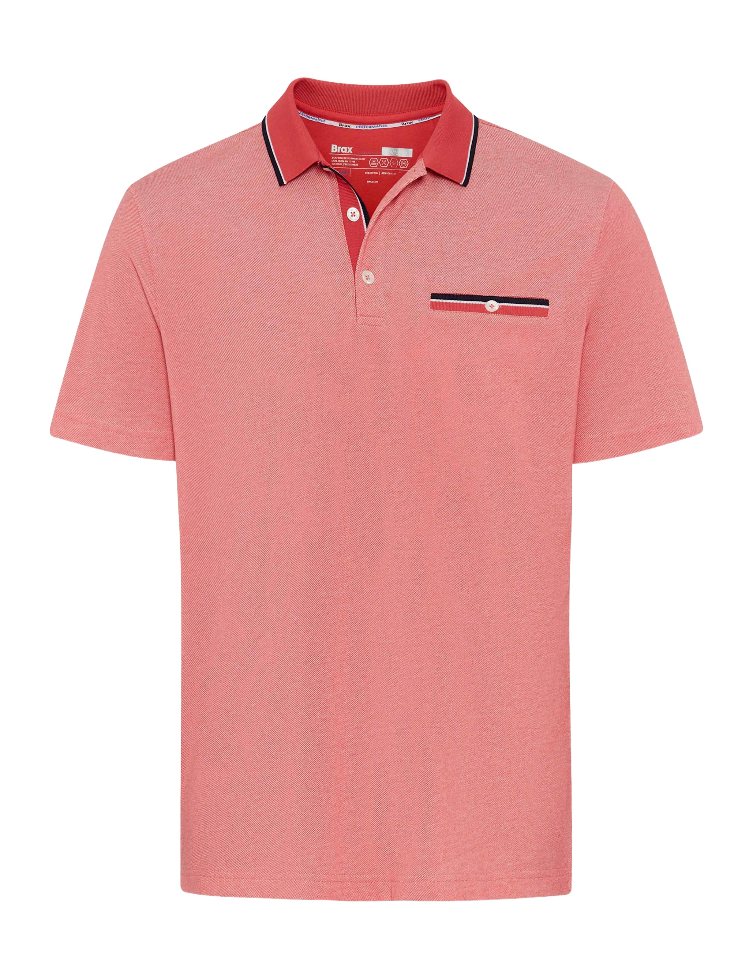 BRAX PETTER Poloshirt - Rose Sunset - 70428200 21-4768-45