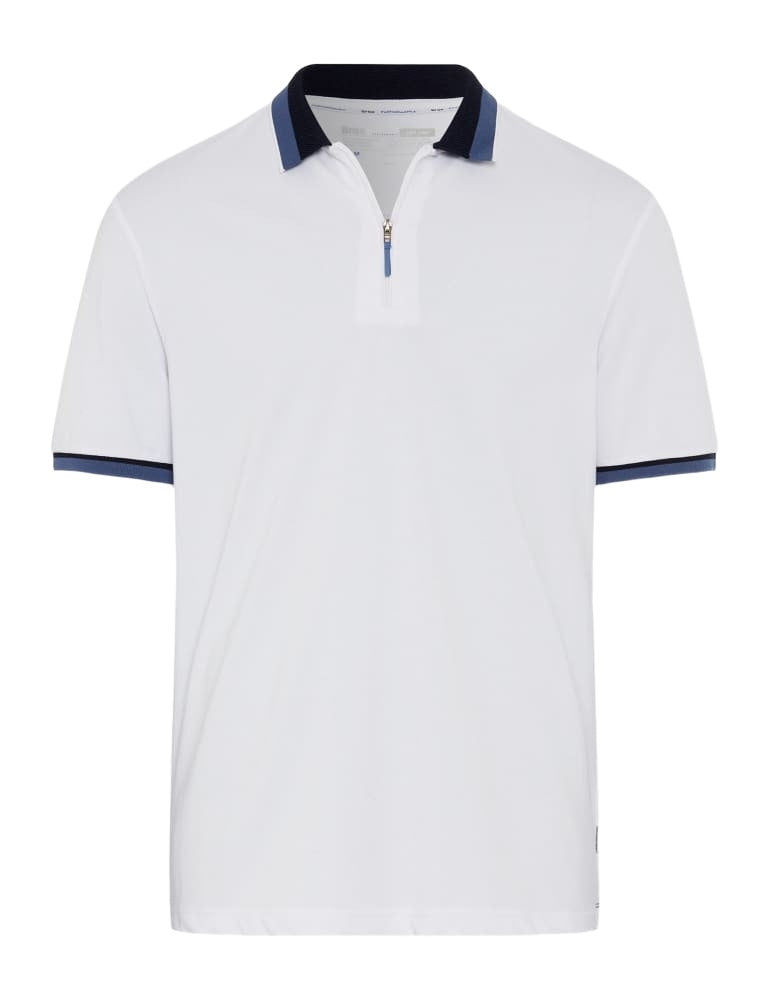 BRAX PERCY Poloshirt - Crisp Snow White - 70428600 26-4778-99