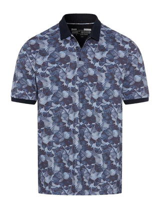 BRAX PERRY P Poloshirt - Ink Indigo Bloom - 70431000 26-4778-23
