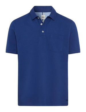BRAX PETE BT Poloshirt - Ocean Drive Blue - 70431400 26-4848-14