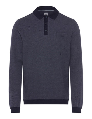 BRAX PAROS JBT Pullover/Longsleeve - Midnight Jacquard Blue - 70434500 21-4217-13