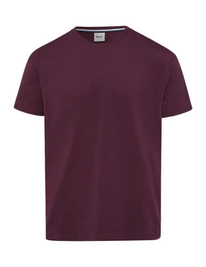 BRAX TED Herren T-Shirt - Midnight Plum - 70816100 26-4538-85
