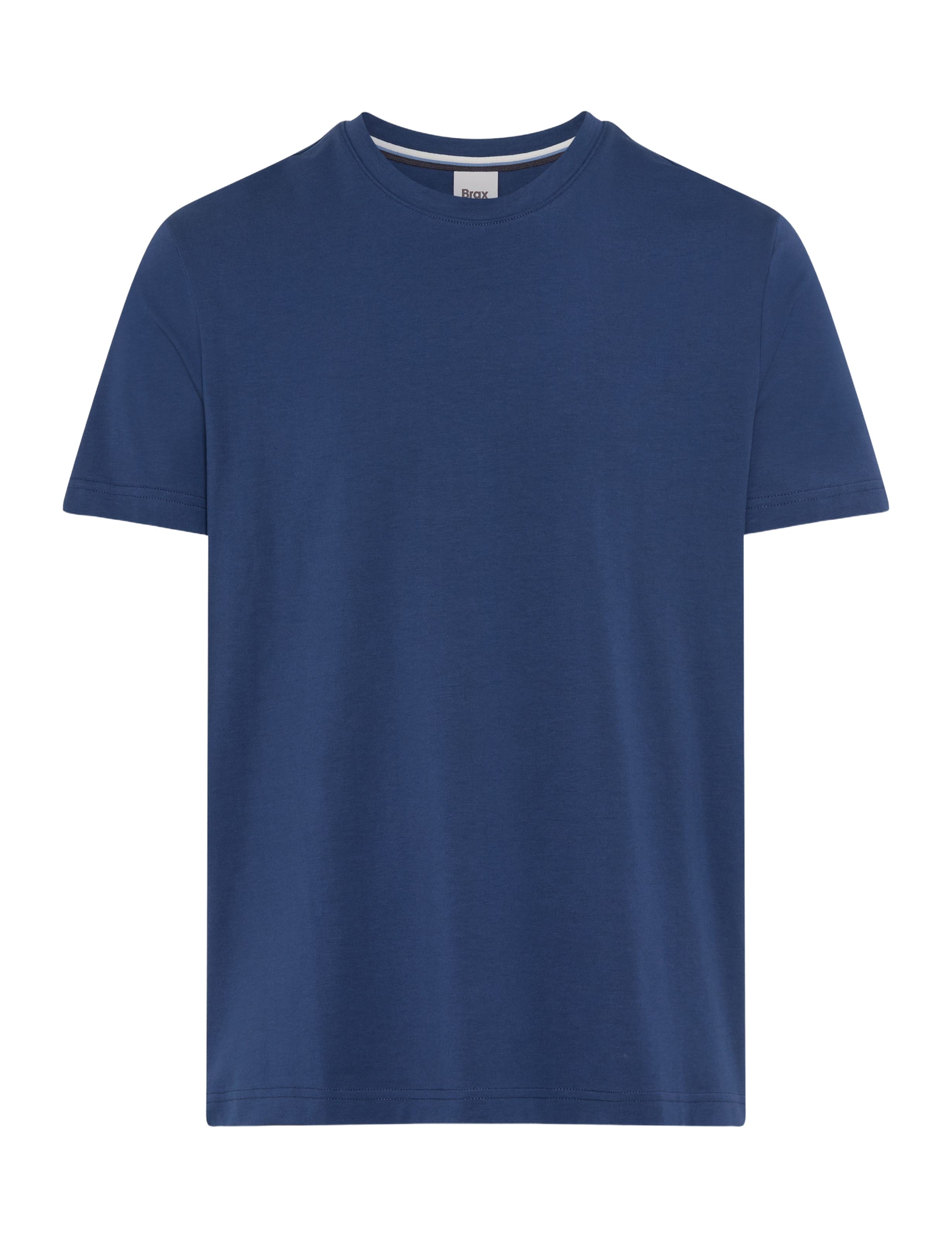 BRAX TED Kurzarm T-Shirt - Deep Atlantic Blue - 70816100 70-0008-25