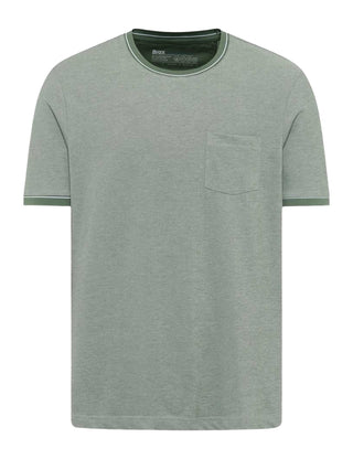 BRAX TED Kurzarm T-Shirt - Sage Mist - 70817200 26-4768-36