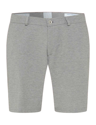 BRAX SILVIO PB platin Shorts - Misty Grey Melange - 7269020 86-5208-06