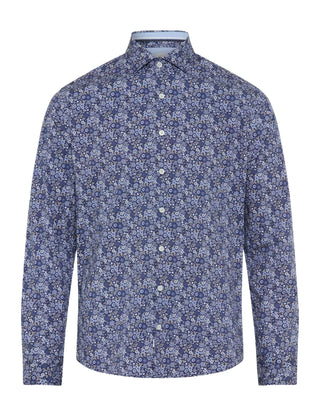 BRAX HAROLD P Hemd - Dusk Blossom Navy - 74420500 74-0035-24