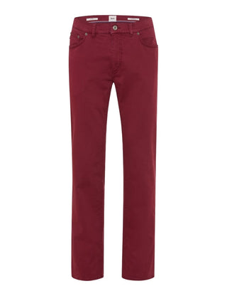 BRAX COOPER velvet - Crimson Bordeaux Red - 7863220 87-1208-43