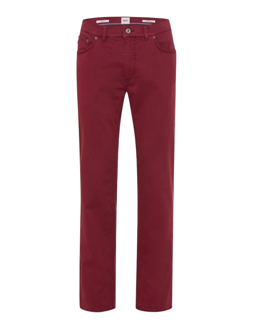 BRAX COOPER velvet - Crimson Bordeaux Red - 7863220 87-1208-43