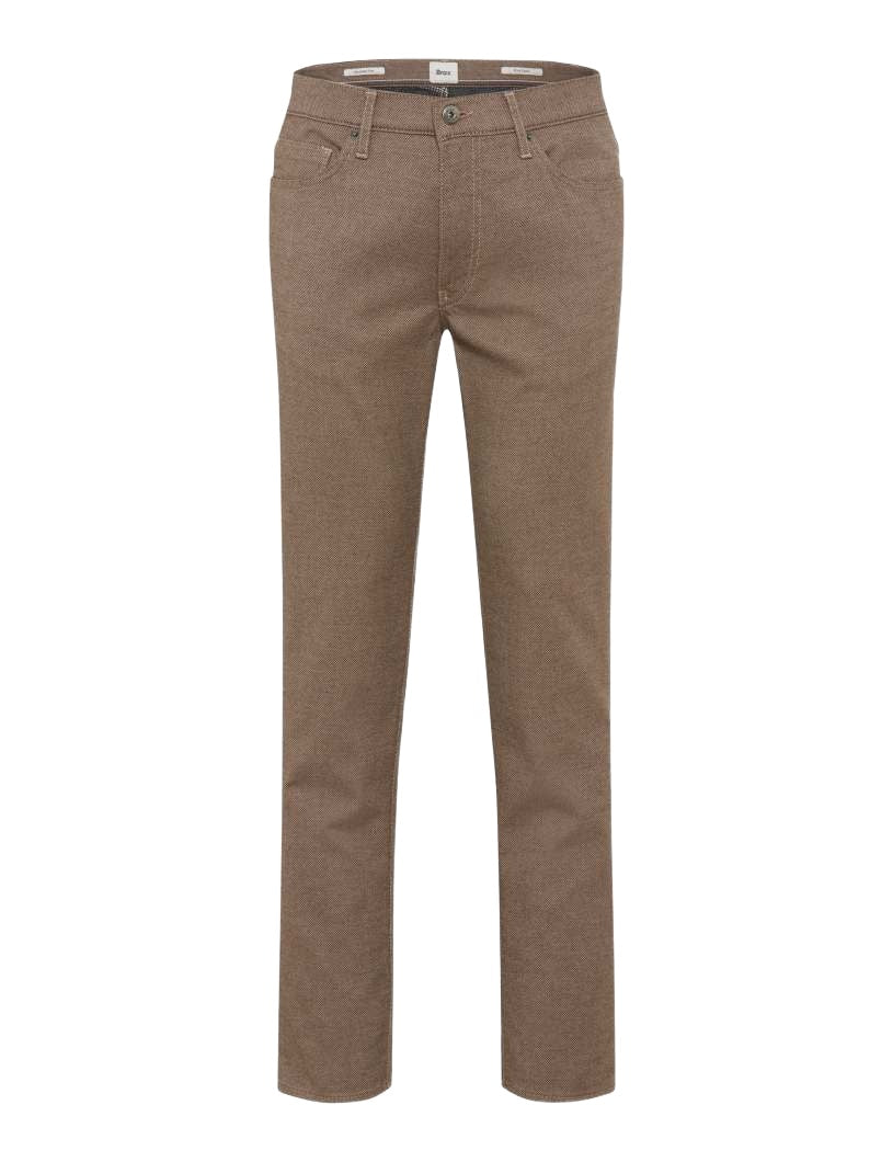 BRAX CADIZ Stoffhose - Umber Herringbone - 7864120 81-1827-56