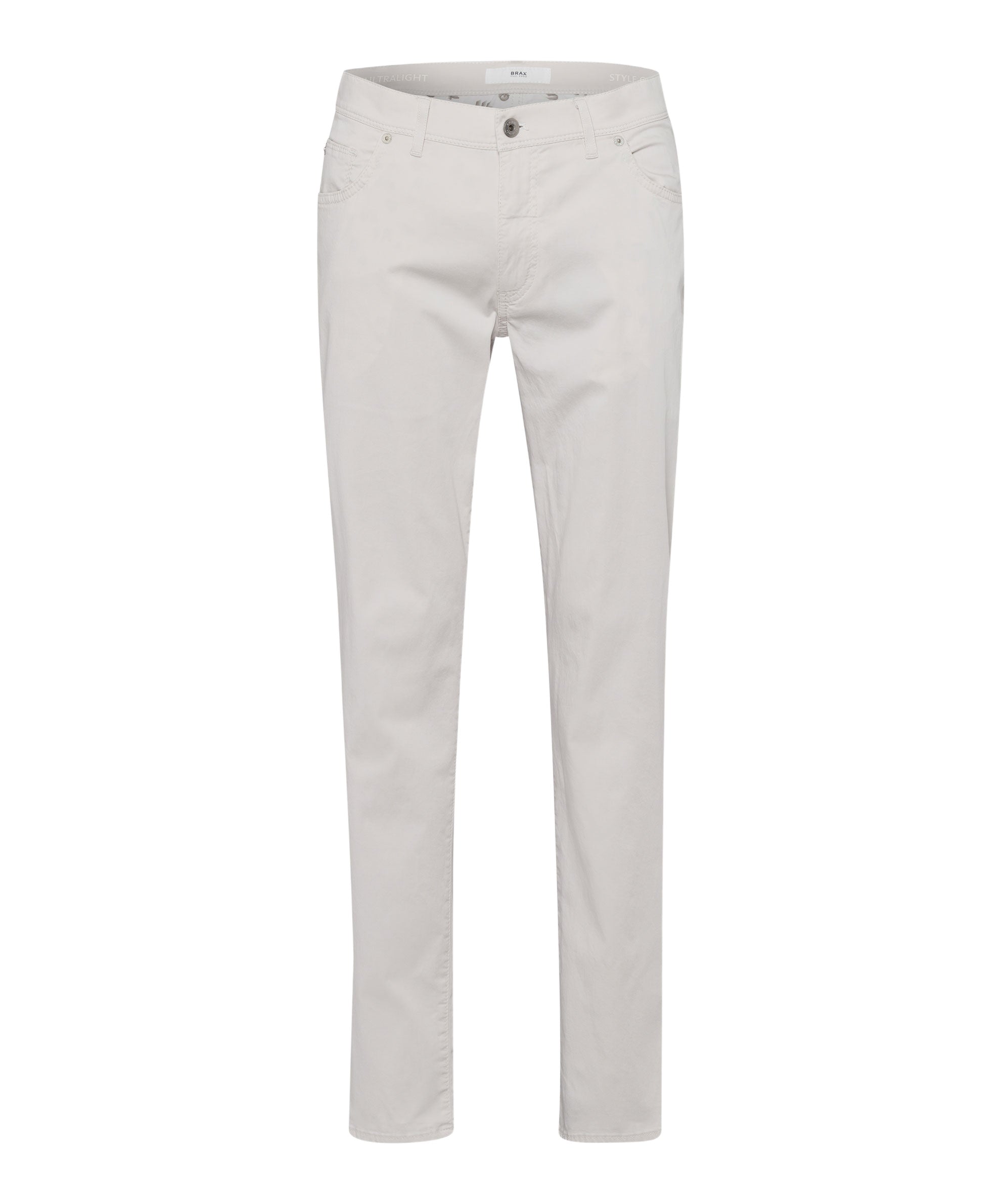 BRAX CADIZ U Straight Stoffhose - Linen Mist Ivory - 7884120 81-1128-59