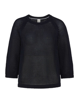 BRAX Nala Pullover/Longsleeve - Midnight Ink Texture - 90113800 90-6009-22