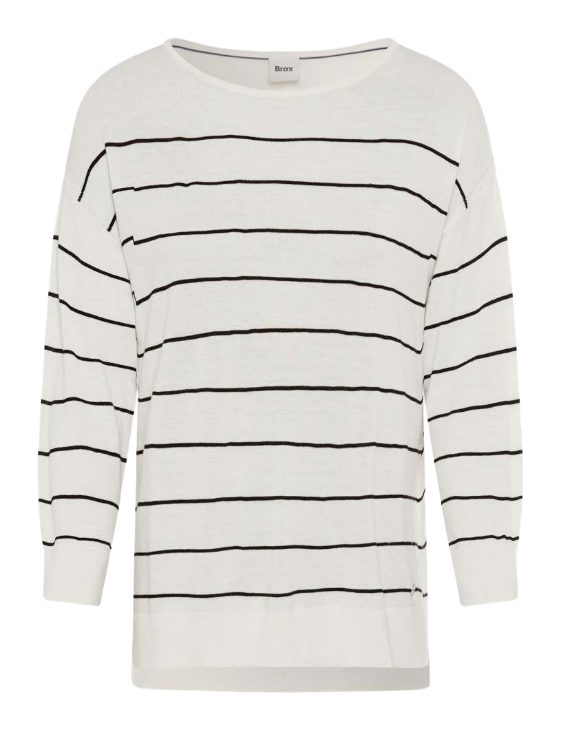 BRAX LIZ Pullover/Longsleeve - Moonlit Chalk Stripe - 90186500 36-5218-02