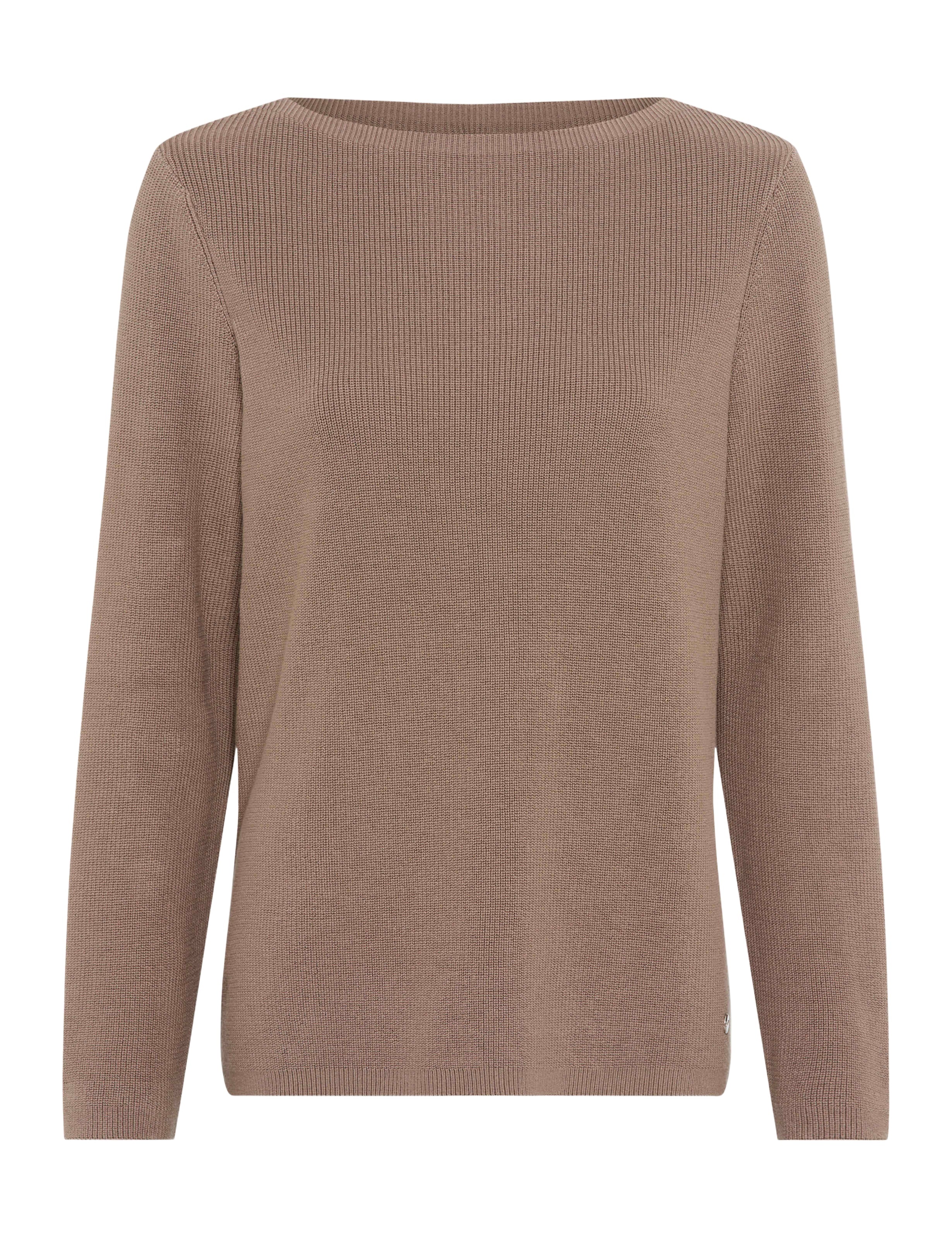 BRAX LESLEY Strickpullover - Taupe Whisper Brown - 90188500 37-4038-53