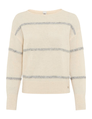 BRAX LISA Pullover/Longsleeve - Misty Oyster Stripes - 90189900 31-2277-08