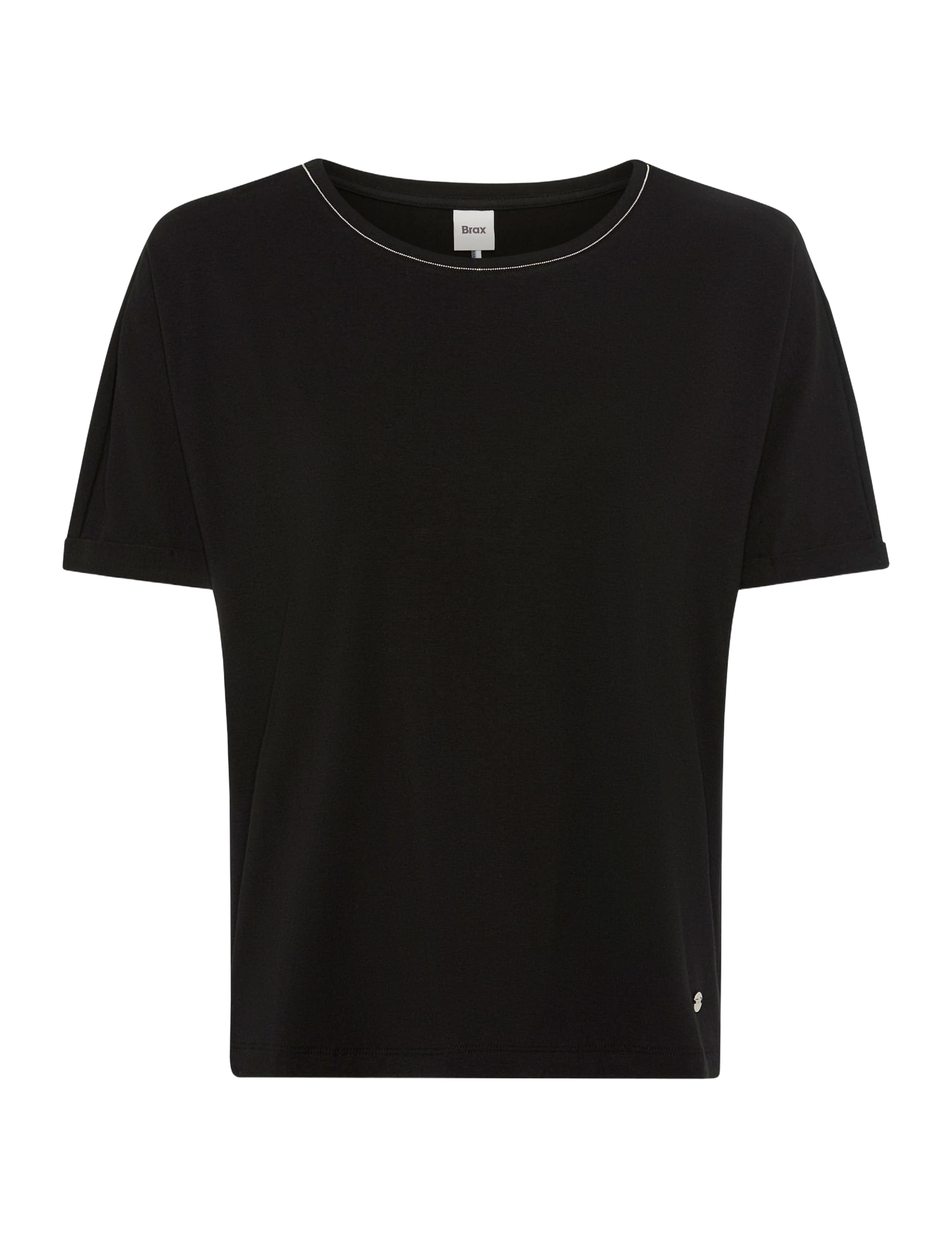 BRAX CAELEN Kurzarm T-Shirt black 90637400 36-3608-02