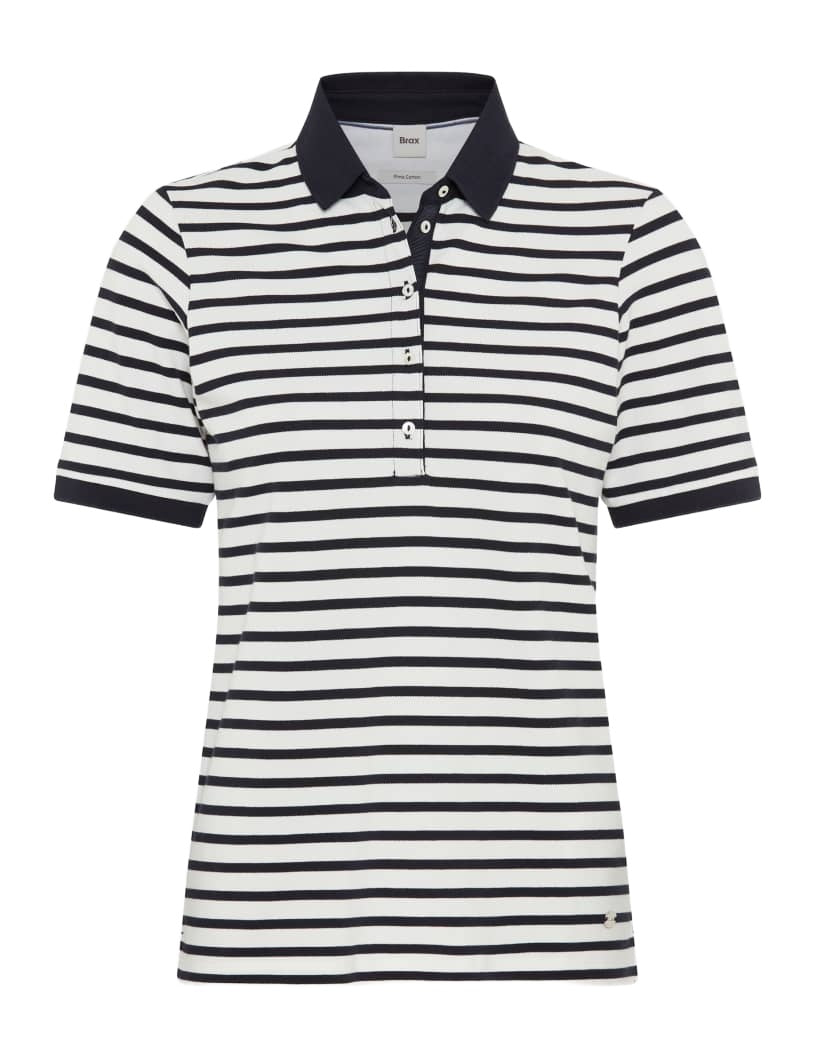 BRAX CLEO Poloshirt - Nautical Stitch Blue - 90637600 31-3318-22