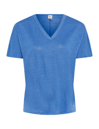 BRAX CAELEN Kurzarm T-Shirt - Azure Breeze Blue - 90638500 31-7208-24
