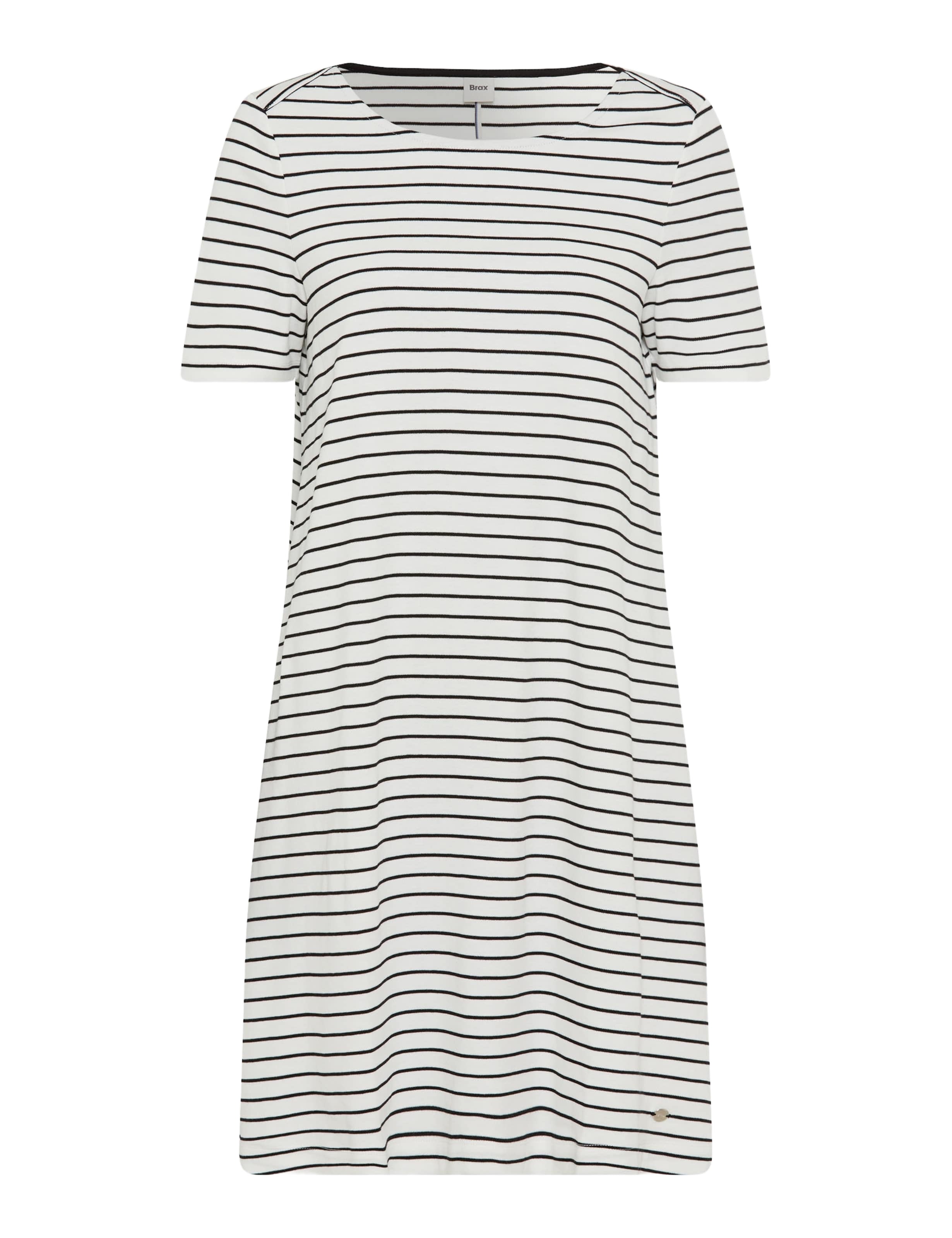 BRAX Grace T-Shirt Kleid - Cream Stripe Breeze - 90641300 36-3508-02