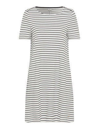 BRAX Grace T-Shirt Kleid - Cream Stripe Breeze - 90641300 36-3508-02