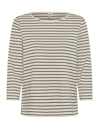 BRAX CIRA.M 3/4-Arm Shirt - Sandstone Stripes - 90651300 37-5868-60