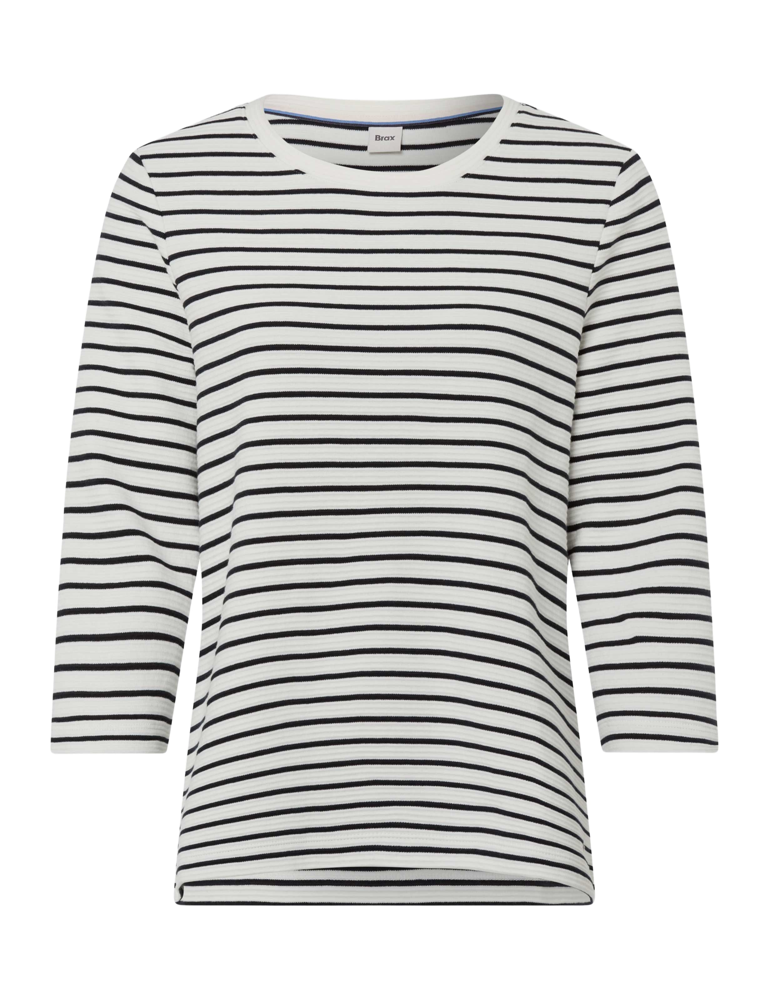 BRAX BONNIE Pullover/Longsleeve - Ivory Navy Stripe - 90653500 31-6617-22