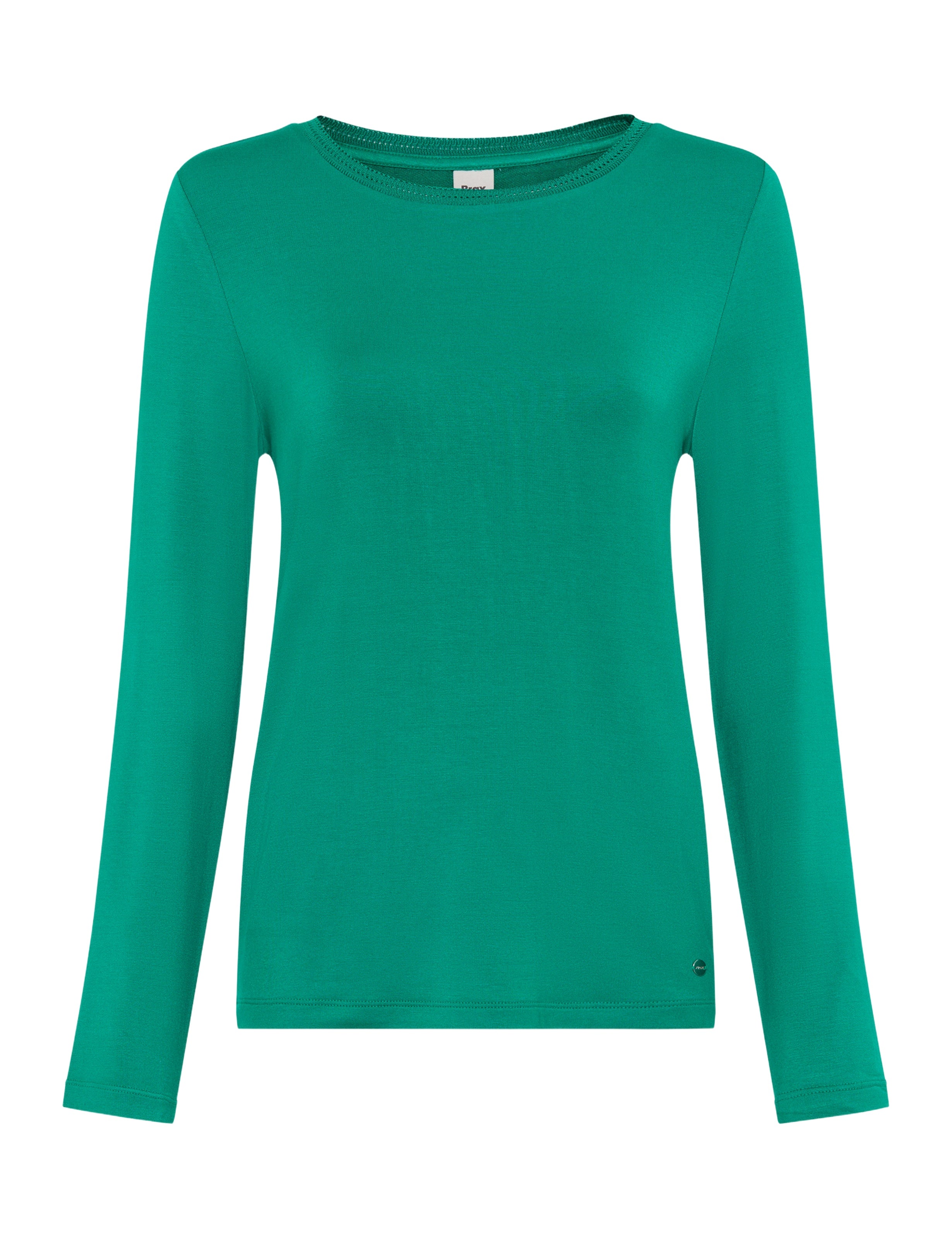 BRAX CARINA.L Langarm Shirt - Emerald Mist - 90655500 37-4608-31