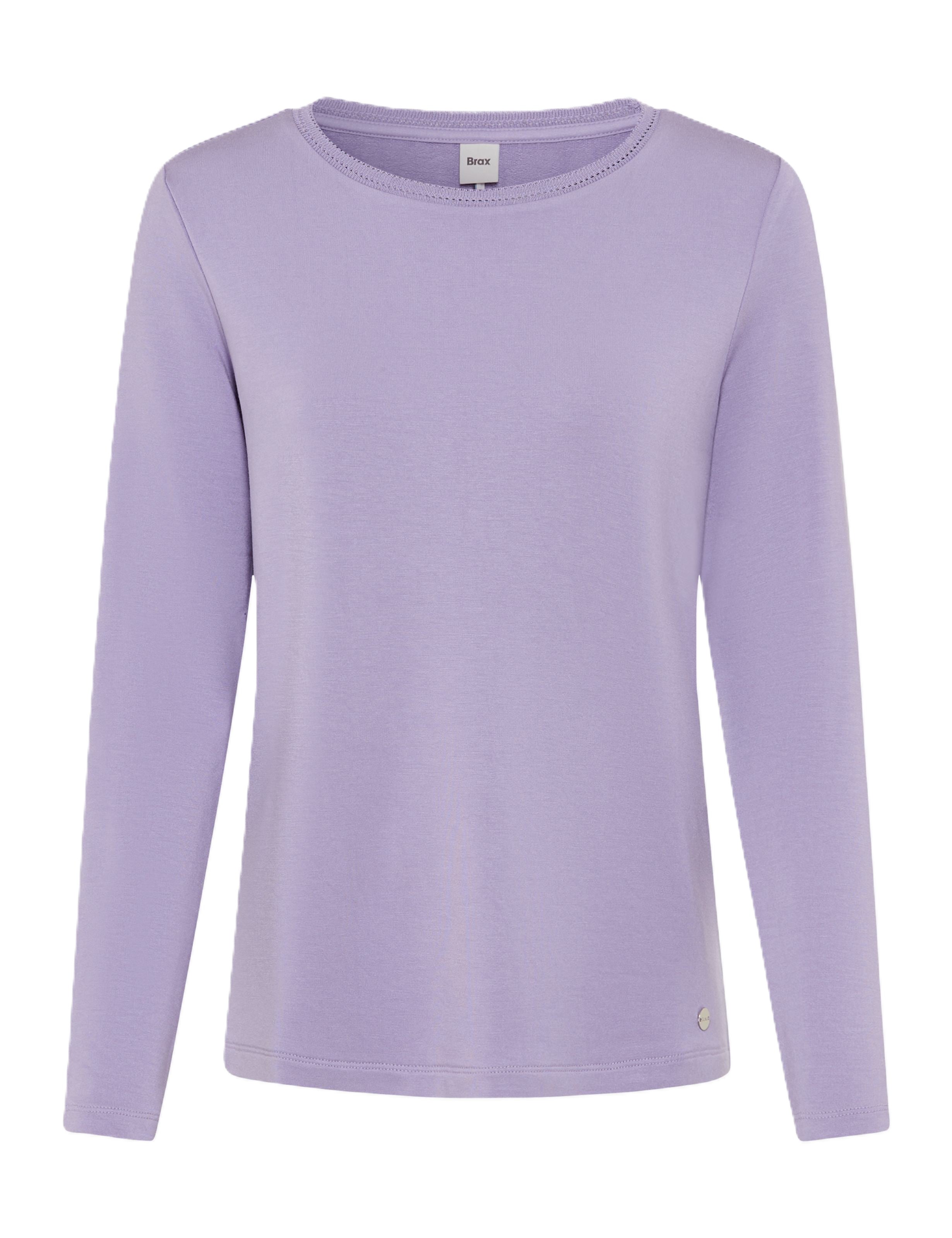 BRAX CARINA.L Langarm Shirt - Lavender Haze - 90655500 37-4608-86