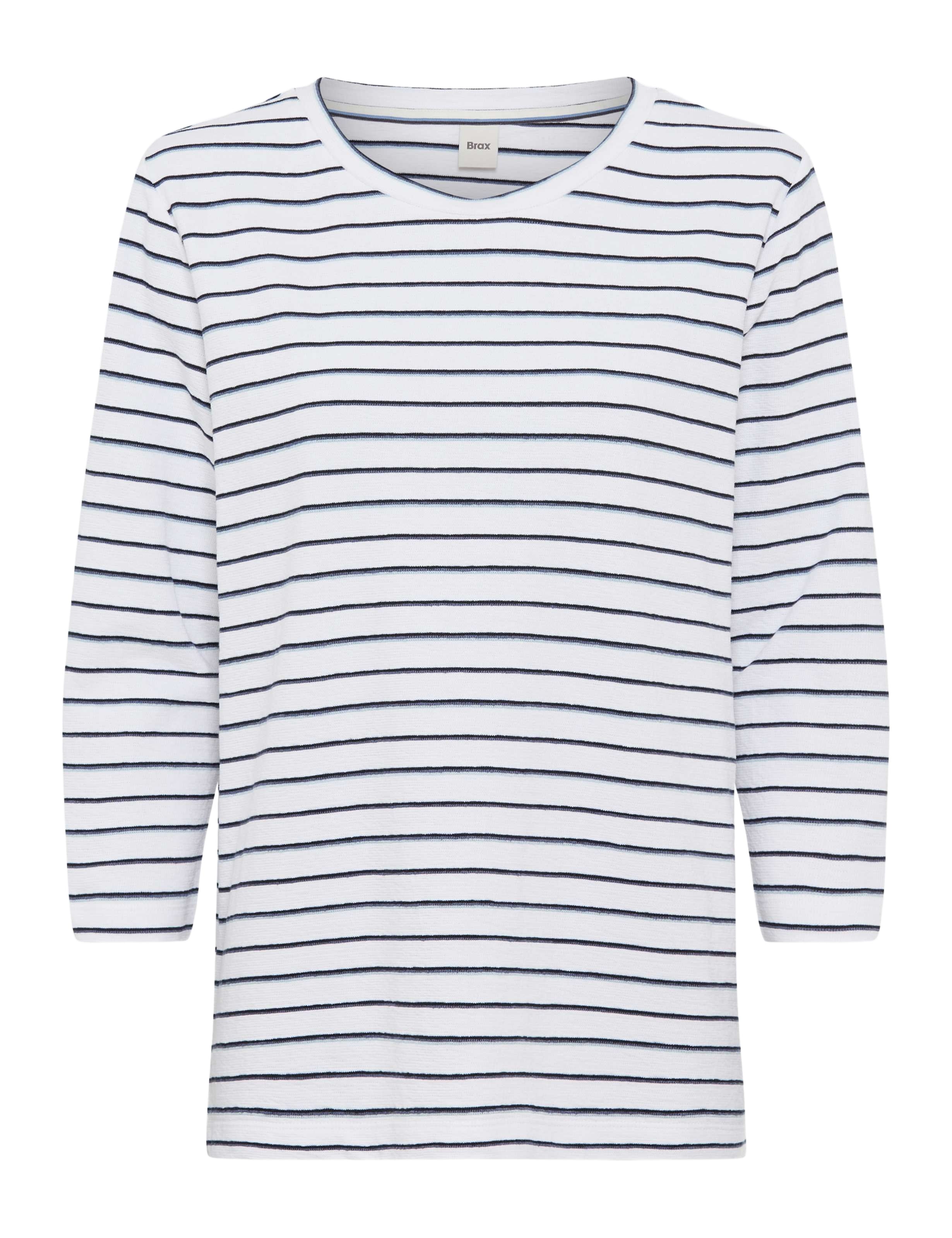 BRAX BONNIE Pullover/Longsleeve - Seabreeze Ivory Stripe - 90660700 90-0019-22