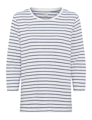 BRAX BONNIE Pullover/Longsleeve - Seabreeze Ivory Stripe - 90660700 90-0019-22