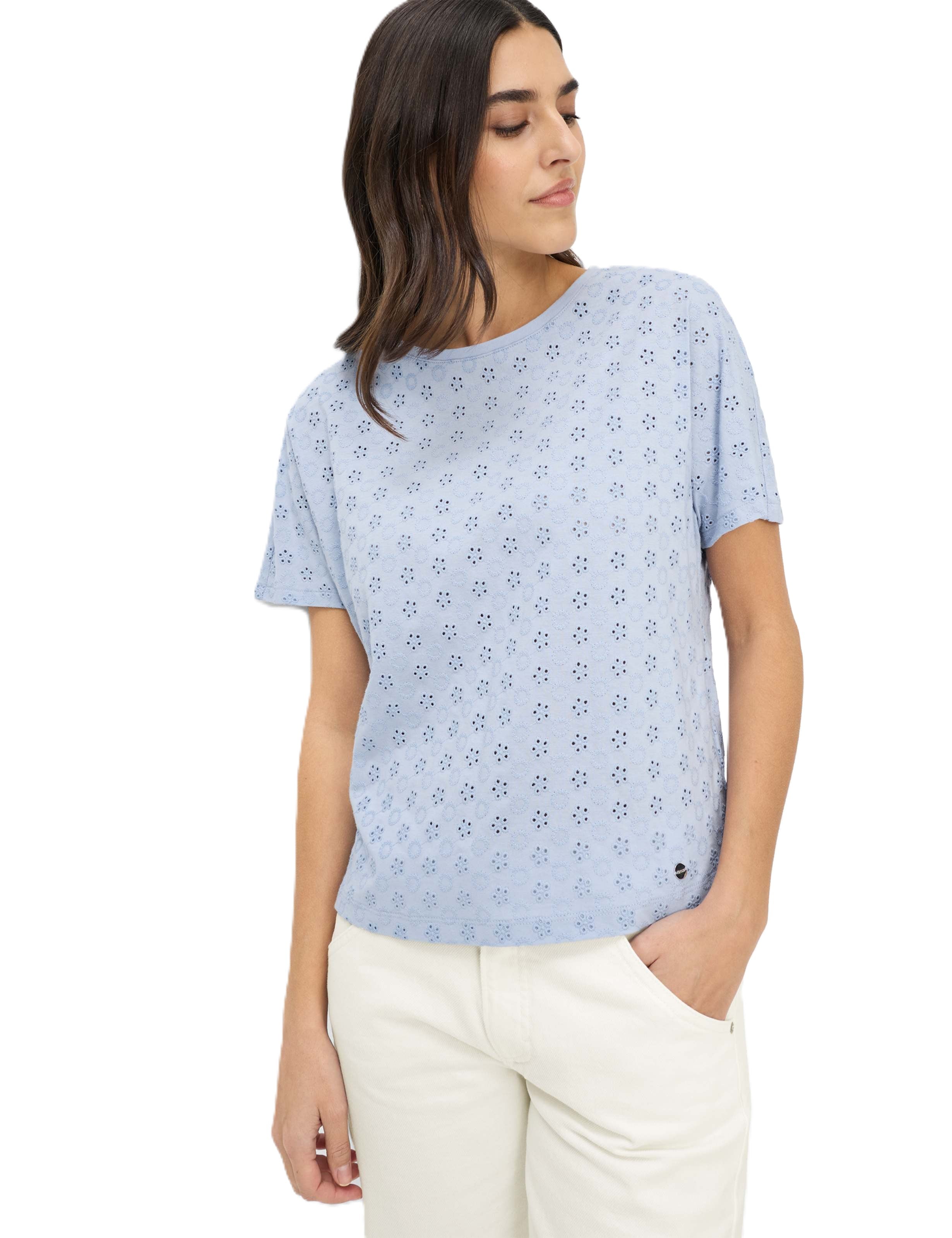 BRAX CAELEN.S Kurzarm T-Shirt - Sky Mist Blue - 90663400 90-0018-27