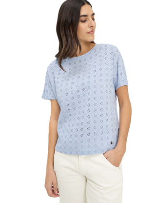 BRAX CAELEN.S Kurzarm T-Shirt - Sky Mist Blue - 90663400 90-0018-27