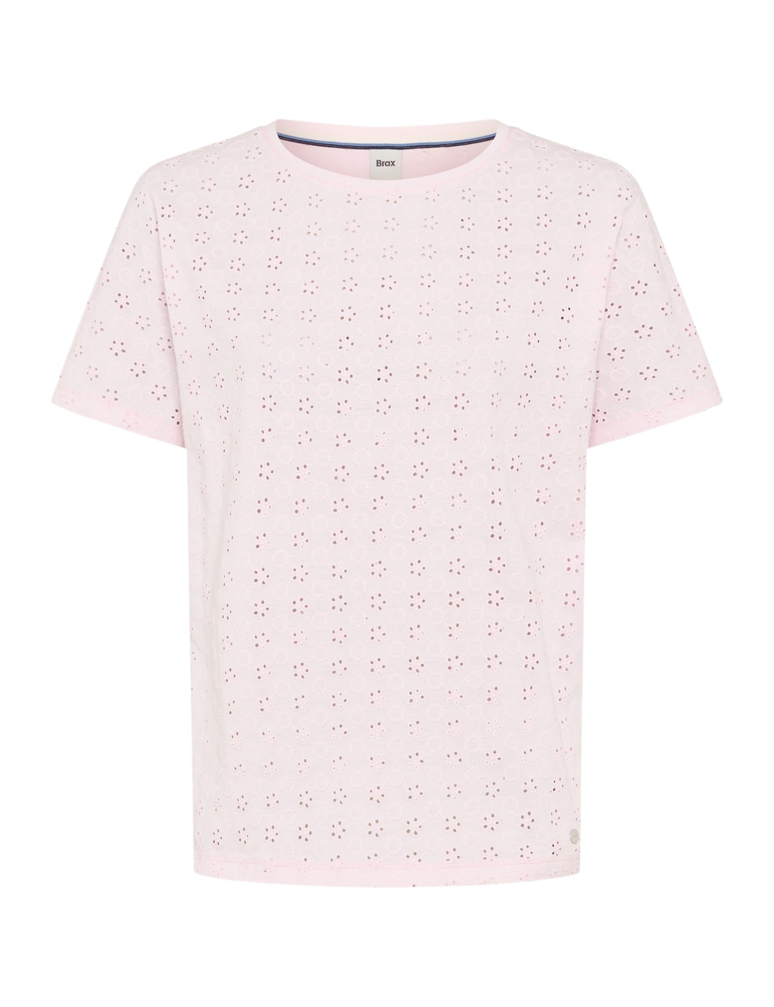 BRAX CAELEN.S Kurzarm T-Shirt - Blush Petal Lace - 90663400 90-0018-87