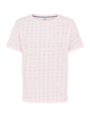 BRAX CAELEN.S Kurzarm T-Shirt - Blush Petal Lace - 90663400 90-0018-87