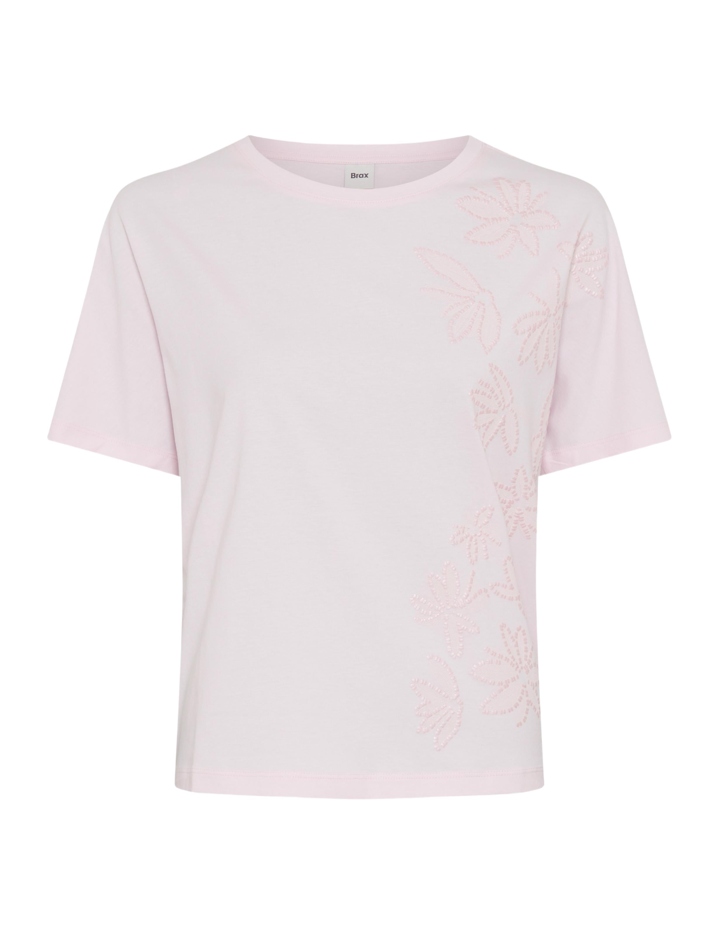 BRAX CAELEN.S Kurzarm T-Shirt - Blush Petal Pink - 90666200 90-0048-87