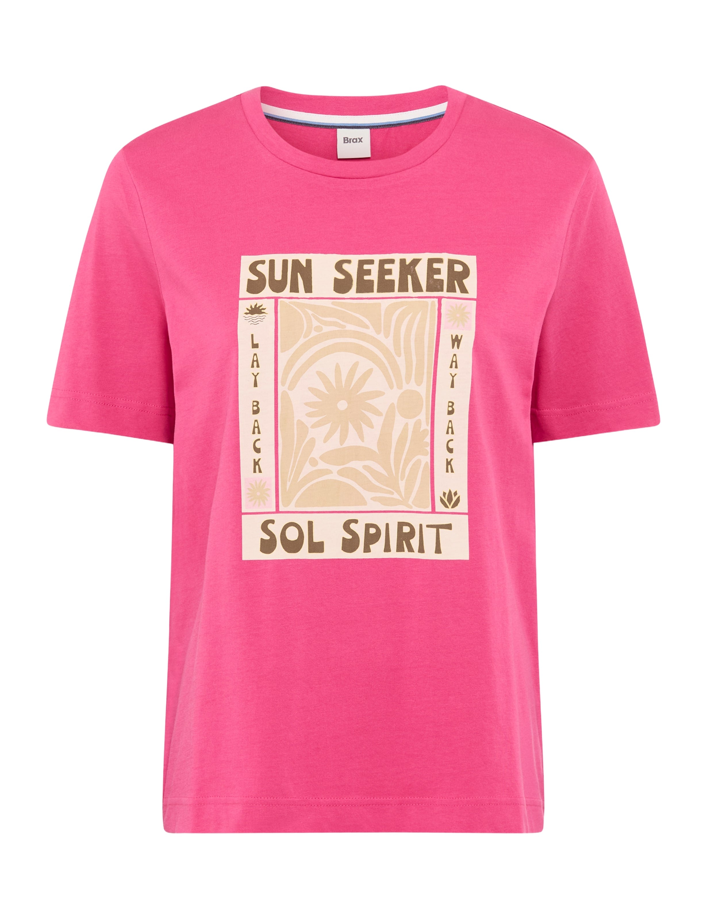 BRAX CIRA.S Kurzarm T-Shirt dusty rose 90666300 90-0049-87