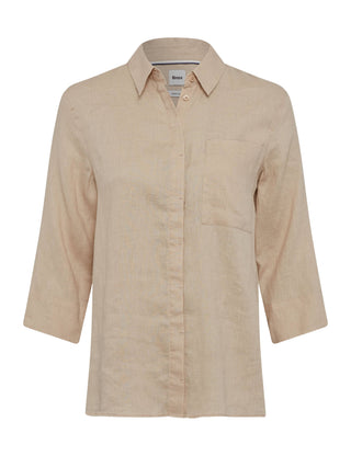 BRAX VICKI 3/4 Bluse - Toasted Almond Mist - 94110200 41-7038-54