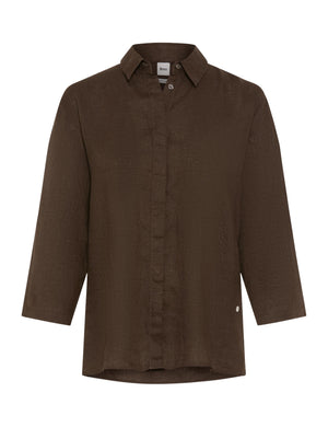 BRAX VICKI 3/4 Bluse - Umber Drift - 94111400 94-0008-52
