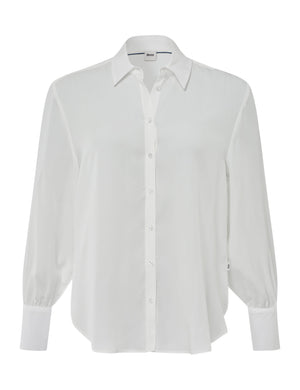BRAX VIC Bluse - Misty Pearl White - 94126000 41-9107-98