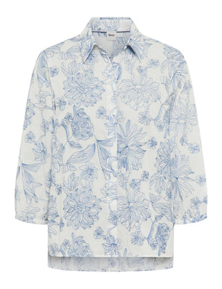 BRAX VICKI 3/4 Bluse - Coastal Chalk Blue - 94131400 94-0039-27