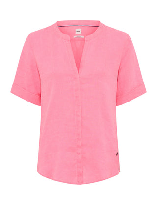 BRAX VERI Halbarm Bluse - Rose Drift Pink - 94150500 46-7038-80