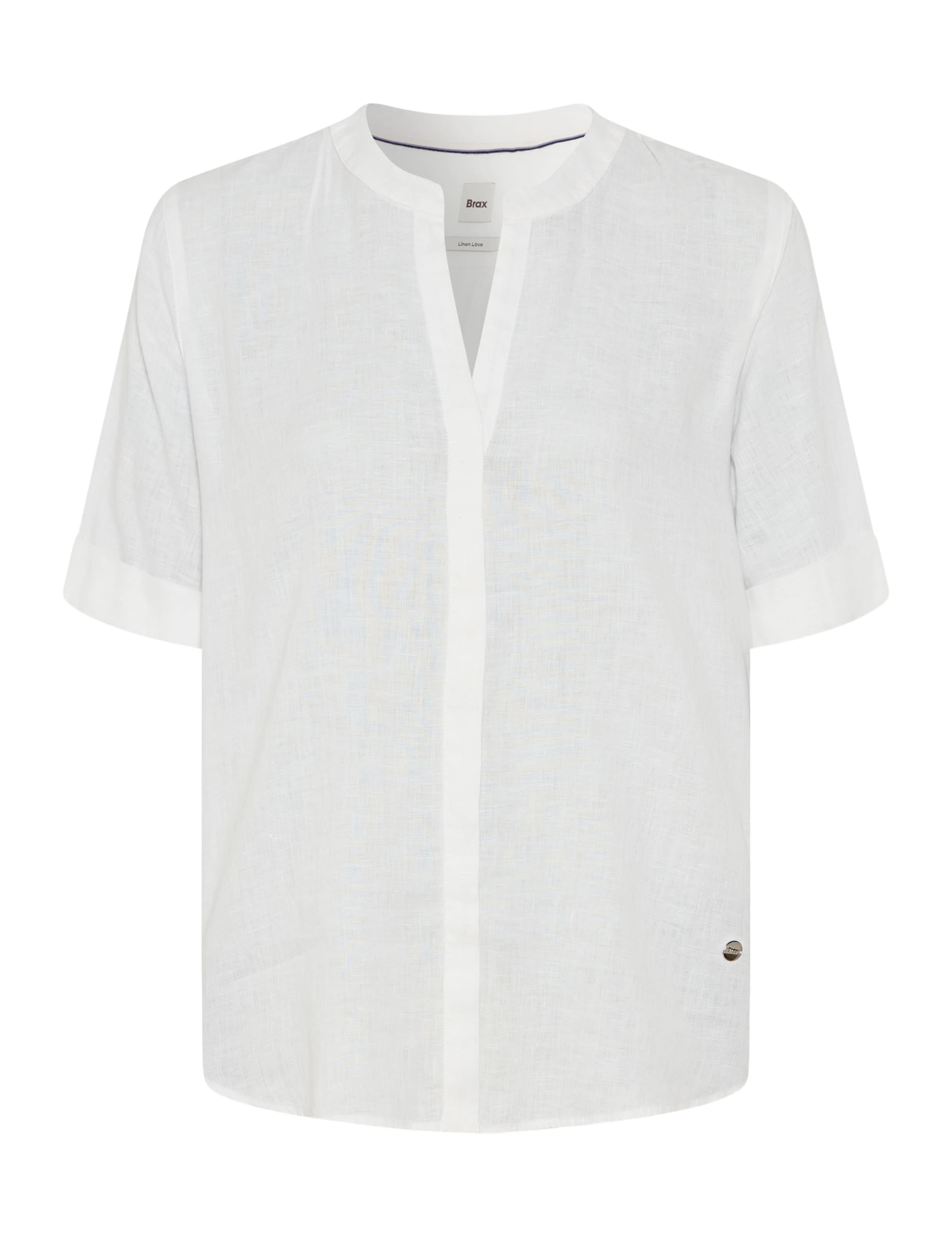 BRAX VERI Halbarm Bluse - Linen Whisper - 94150500 46-7038-99