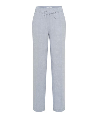 BRAX FARINA gris chiné 9834620 71-2208-09 - LIN PUR