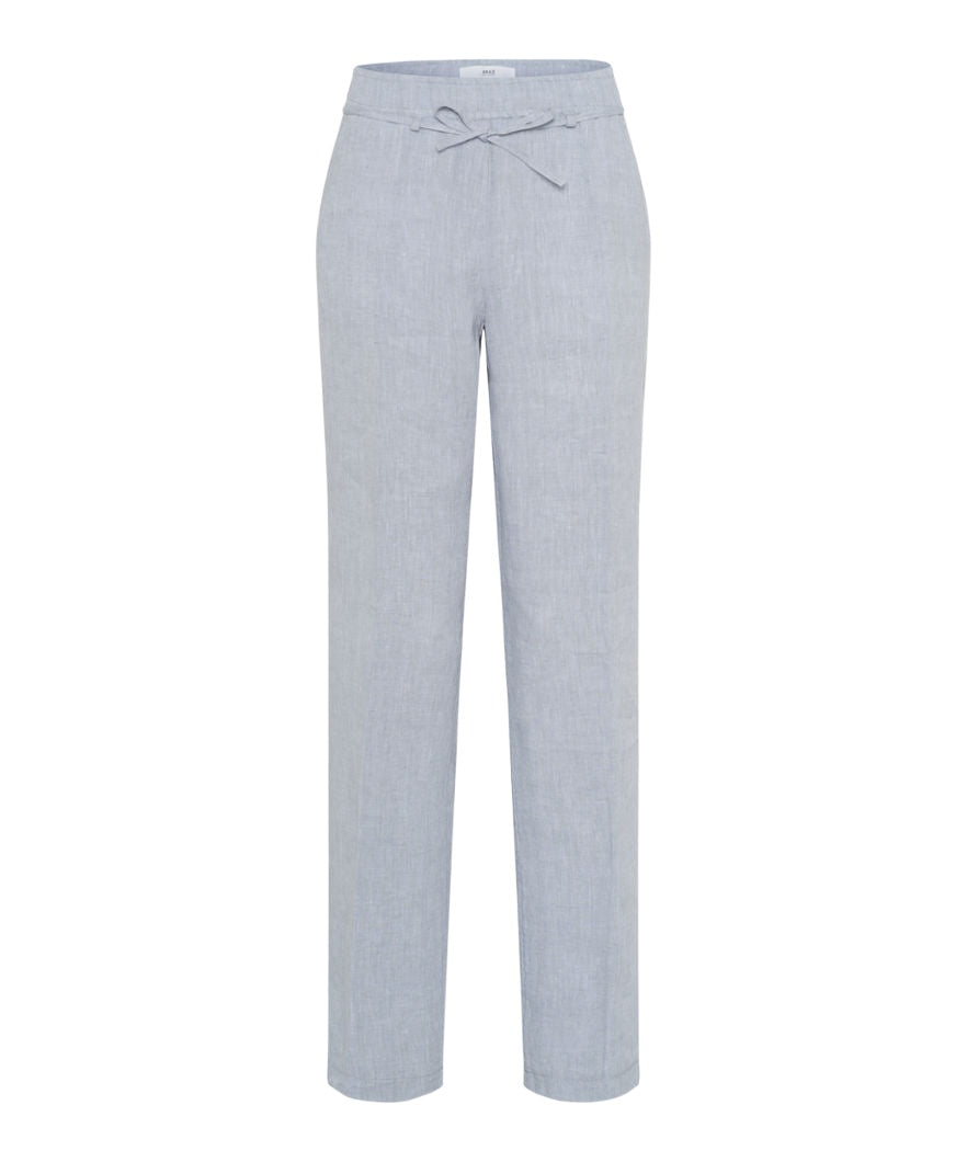 BRAX FARINA Leinenhose - Misty Glacier Blue - 9834620 71-2208-09