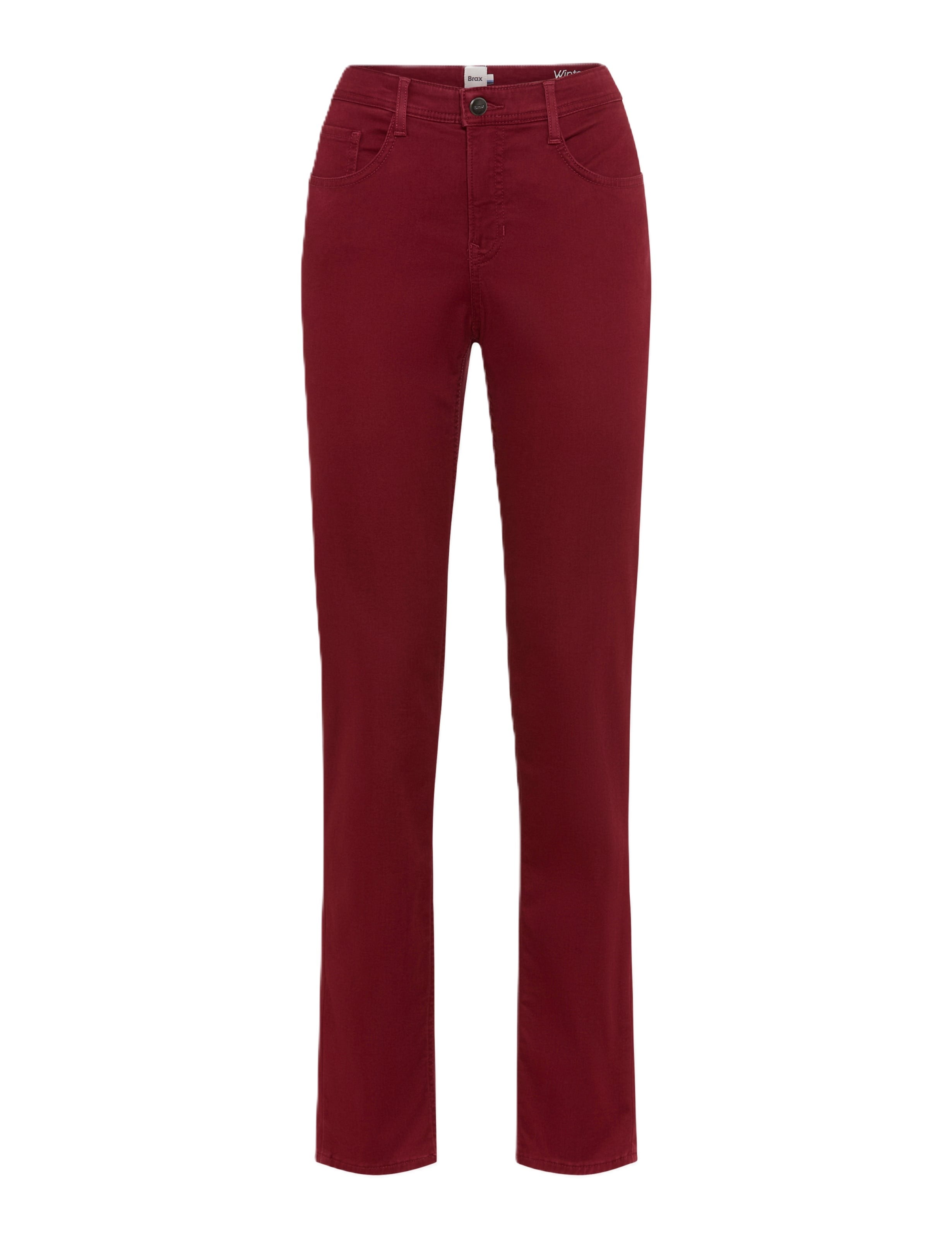 BRAX Mary Five Pocket - Crimson Velvet Red - 9911220 71-1707-40