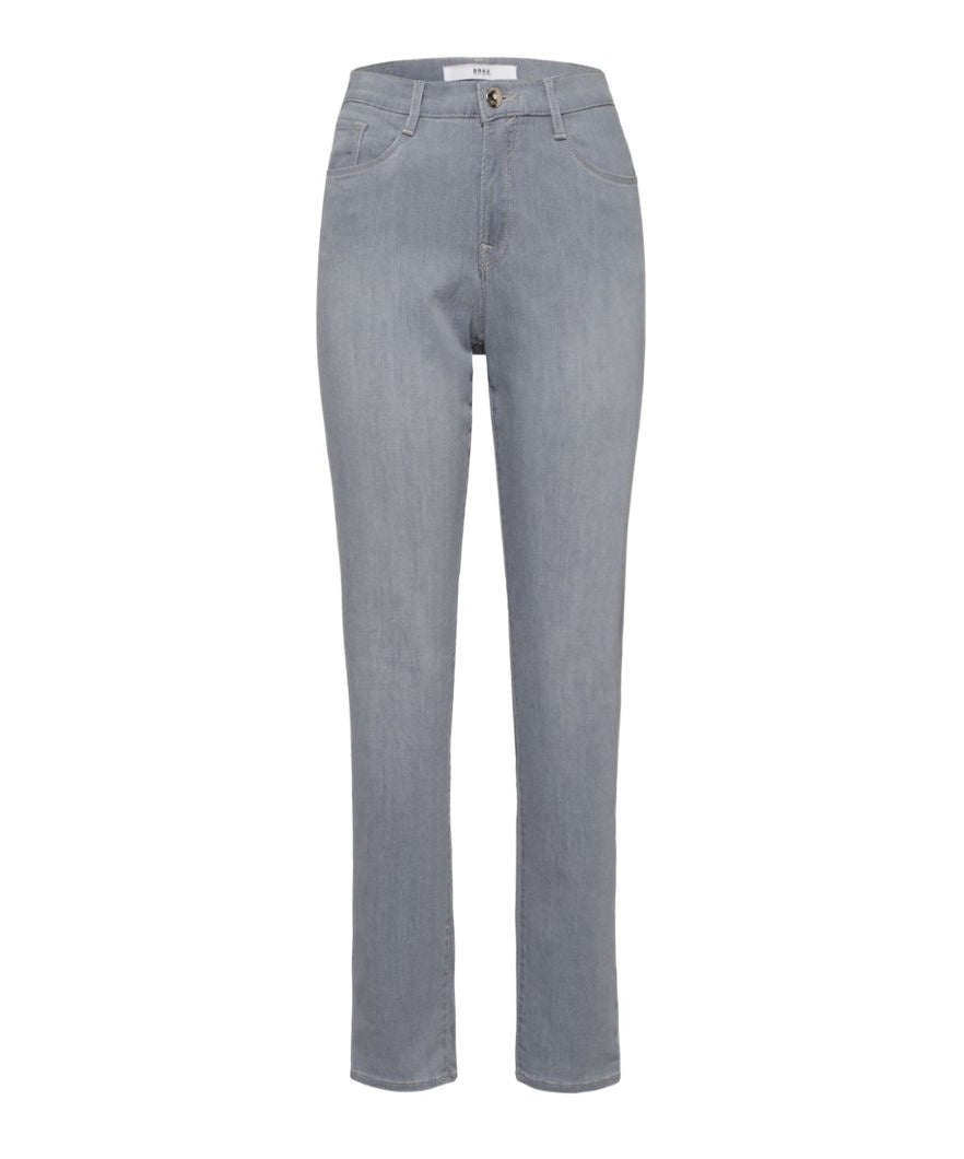 BRAX CAROLA Five-Pocket Jeans - Silver Mist Denim - 9918520 74-4007.07