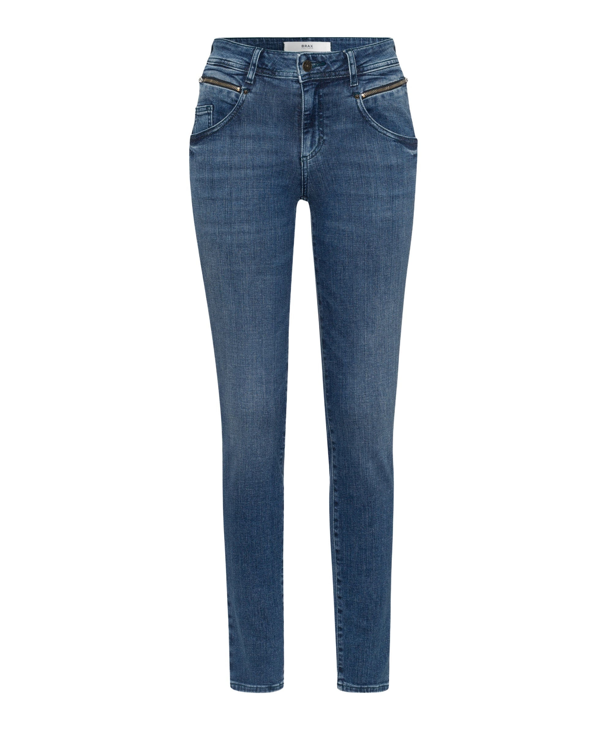 BRAX Shakira Used Regular Blue - Riverstone Wash Denim - 9928220 71-6507-26